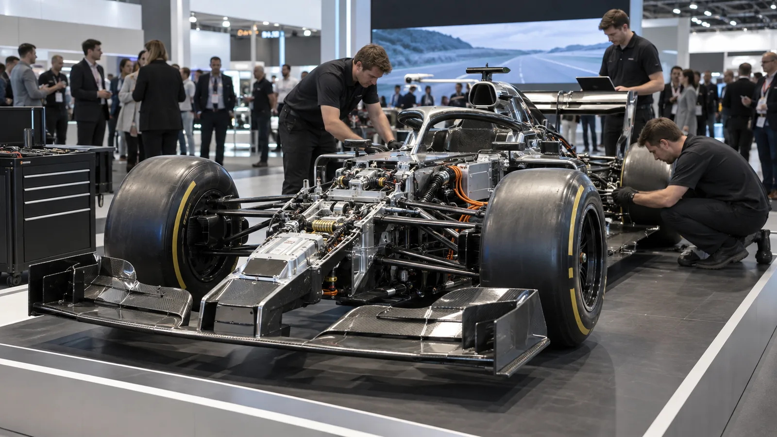 buyer inspecting performance component