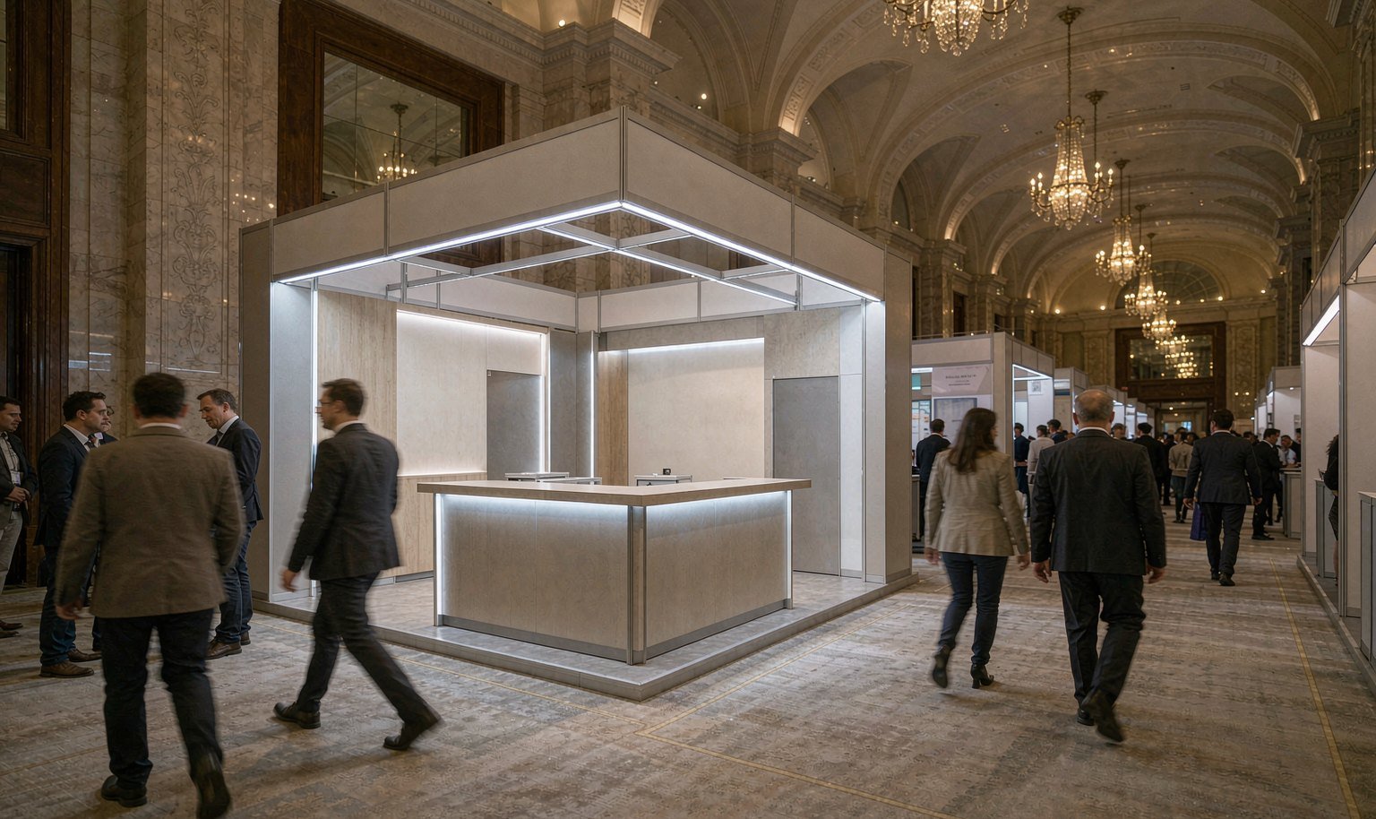 Central Brand Feature - King Exhibits trade show booth