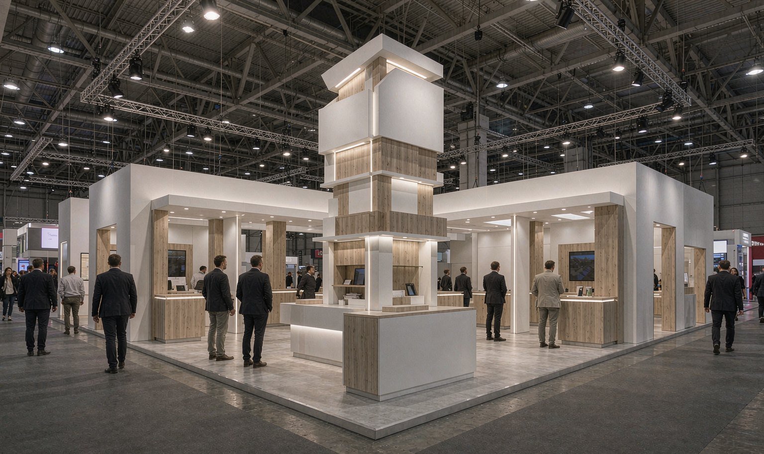 20x20 Boston Trade Show Booth - King Exhibits trade show booth