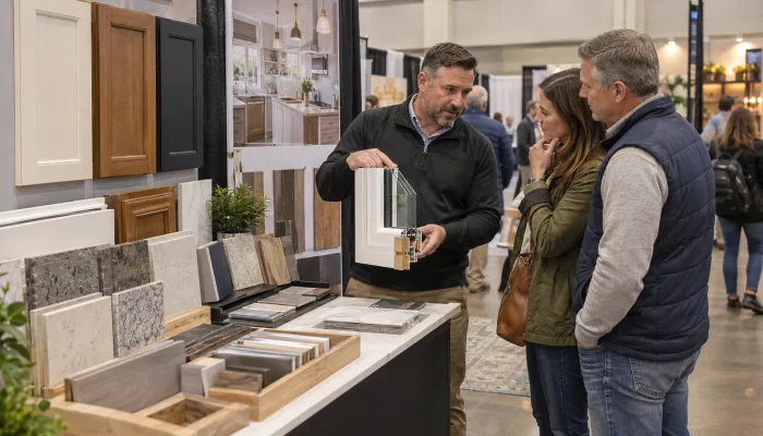 Home improvement expo booth concept for the Providence Fall Home Show