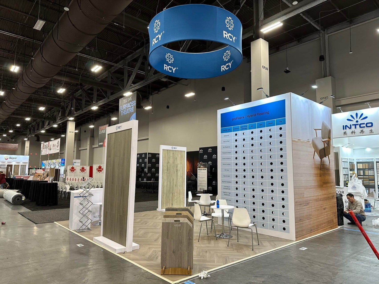 RCY 20x20 trade show booth display at TISE 2024