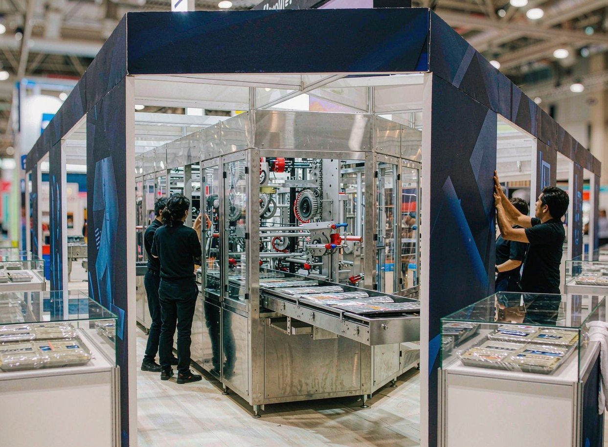 Senzani — 20×30 Exhibit at PACK EXPO 2025 - Atlantic City trade show booth rental