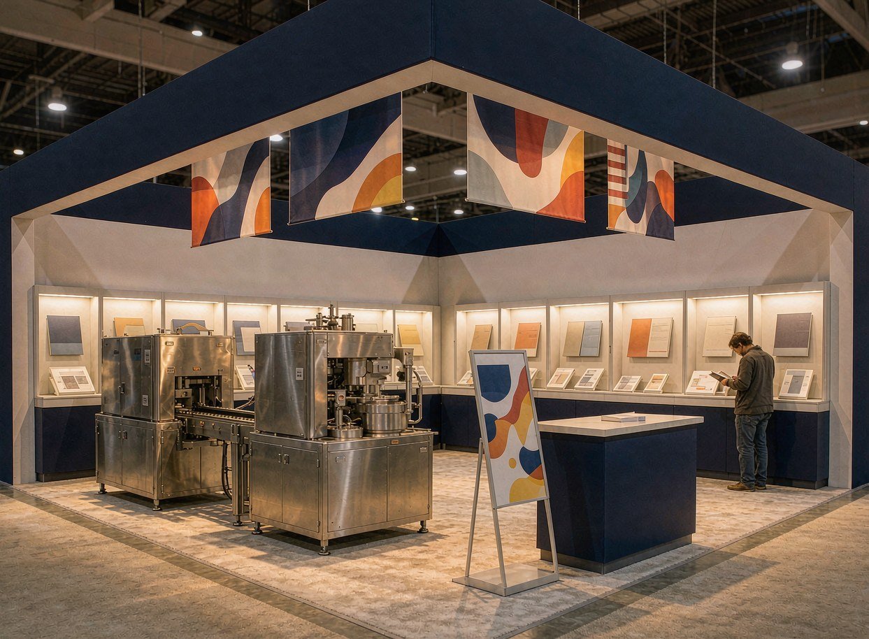 Senzani — 20×30 Exhibit at PACK EXPO 2025 - Des Moines trade show booth rental