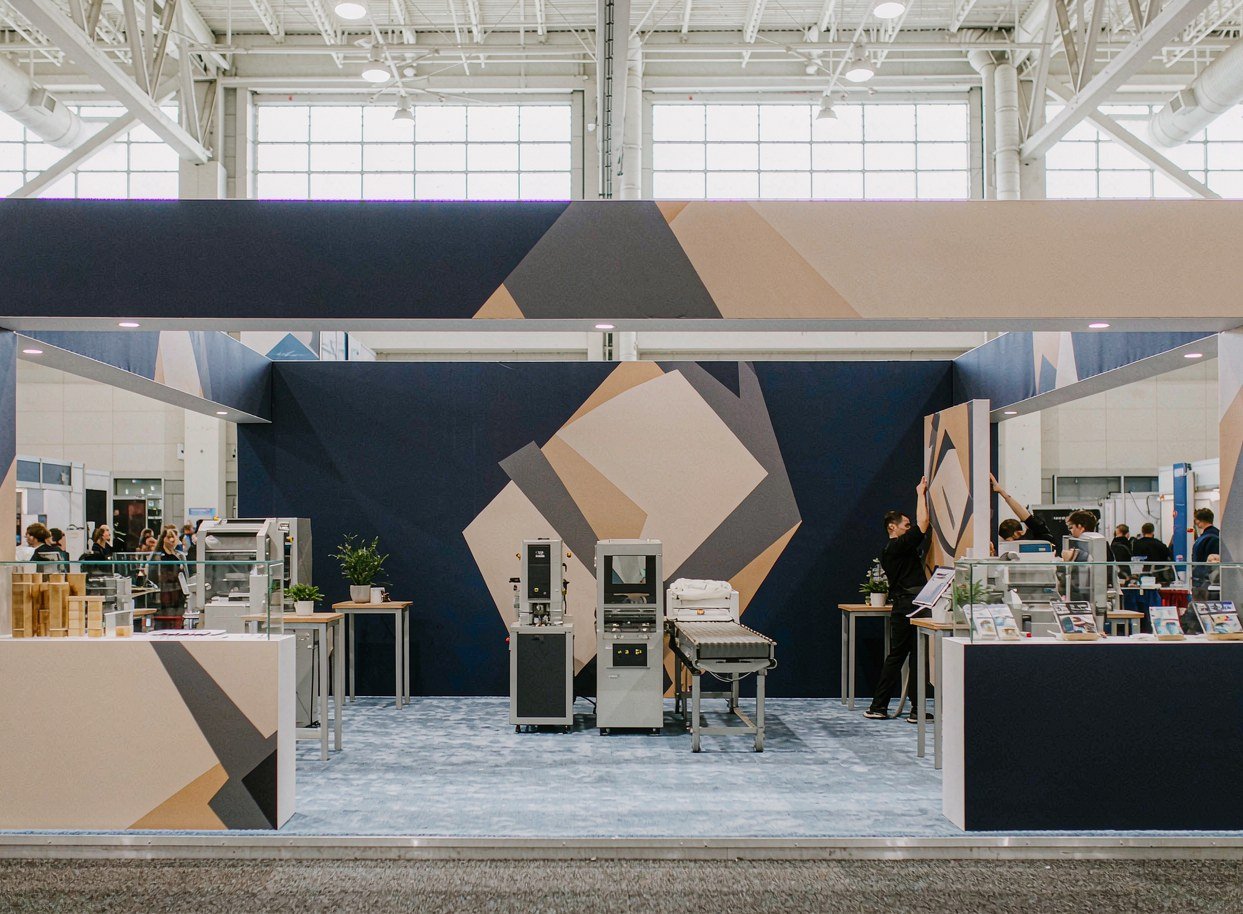 Senzani — 20×30 Exhibit at PACK EXPO 2025 - Peoria trade show booth rental