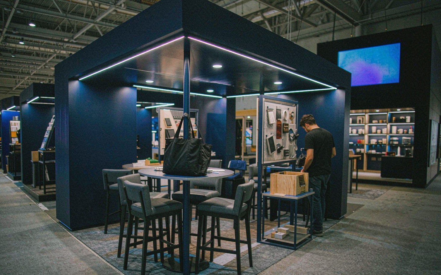 Booth Assets and Meeting Evidence Can Share One Project Record - King Exhibits production support for a Mandalay Bay Convention Center exhibit