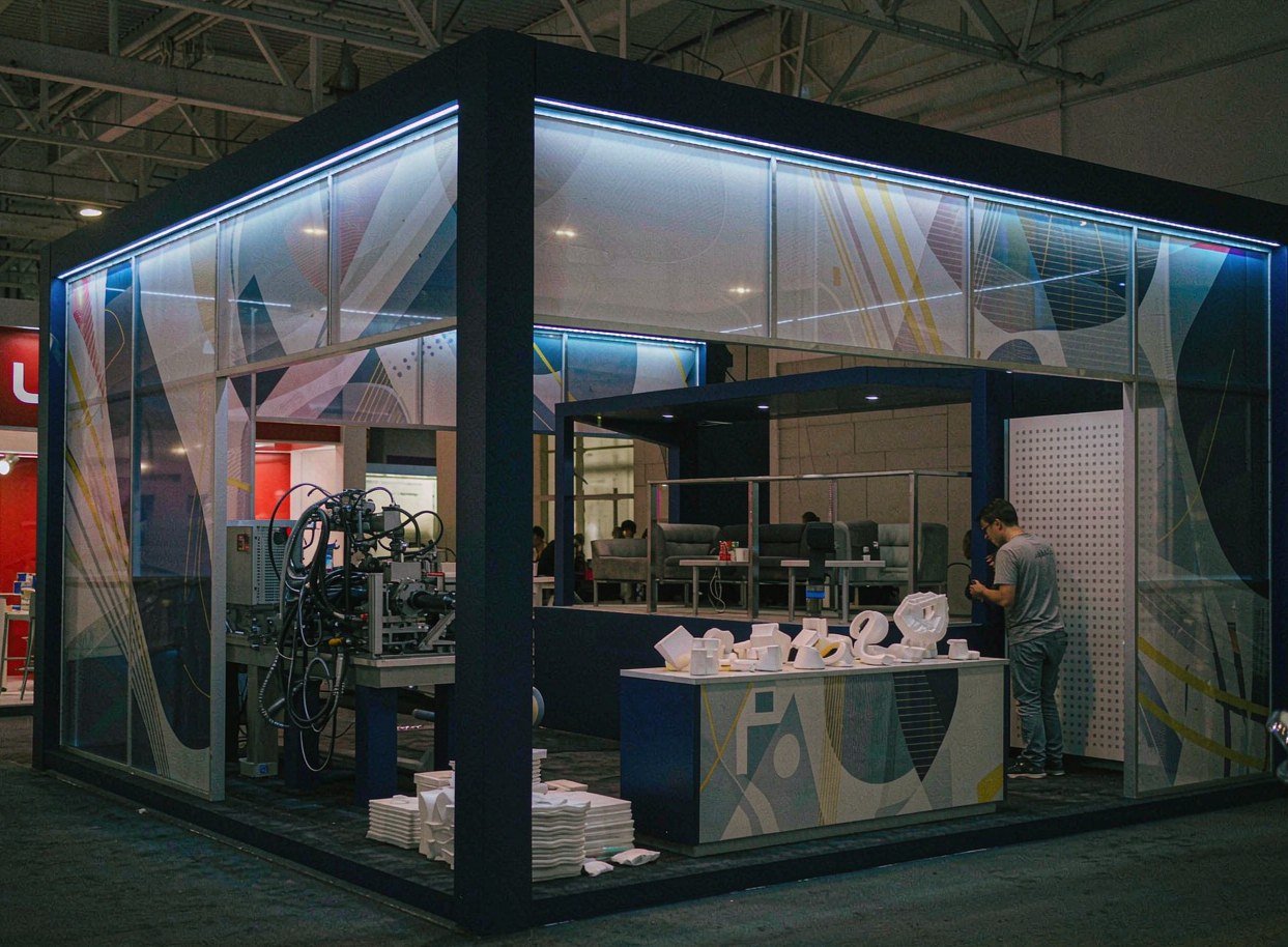 STEER — 30×30 Exhibit at NPE 2024 - Mandalay Bay Convention Center trade show booth rental
