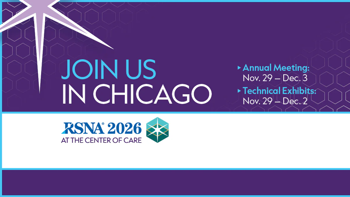 RSNA 2026 official Chicago annual meeting campaign visual