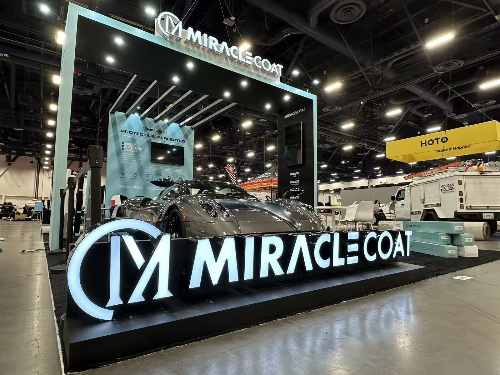 MiracleCoat 20x30 SEMA 2025 trade show booth display