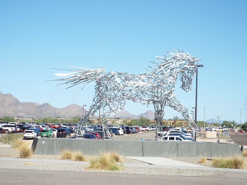 Impulsion sculpture at WestWorld of Scottsdale, Arizona
