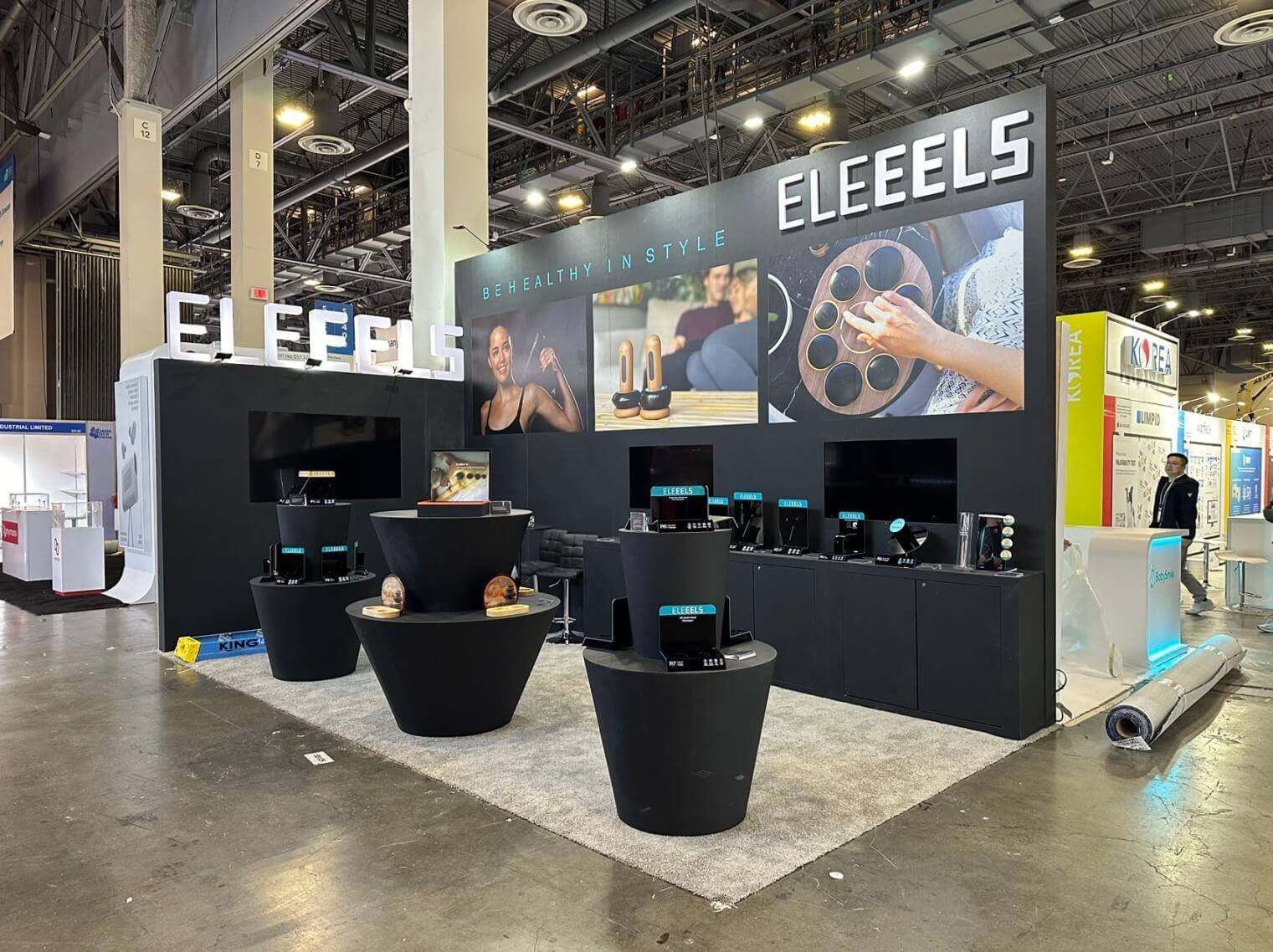 ELEEELS 10xx20x CES2024 trade show booth display