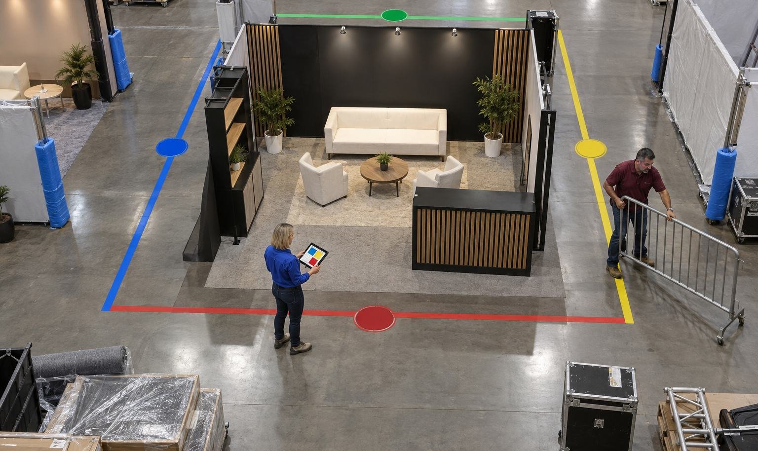 Release the Surrounding Booth in Four Steps