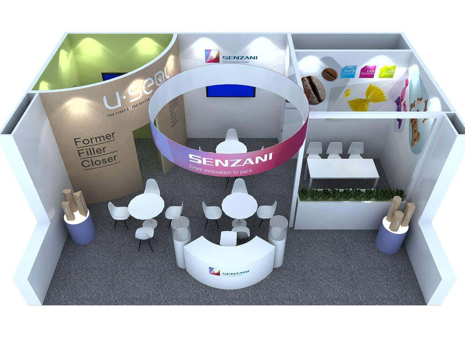 Senzani — 20×30 Exhibit at PACK EXPO 2025