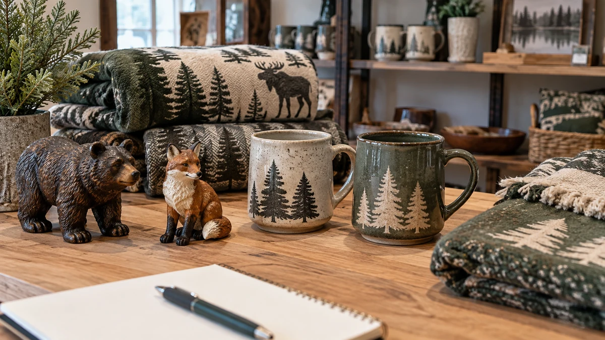 Wildlife souvenirs and lodge gifts arranged for wholesale review