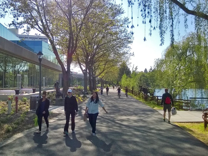 Spokane Convention Center beside the Centennial Trail, Washington