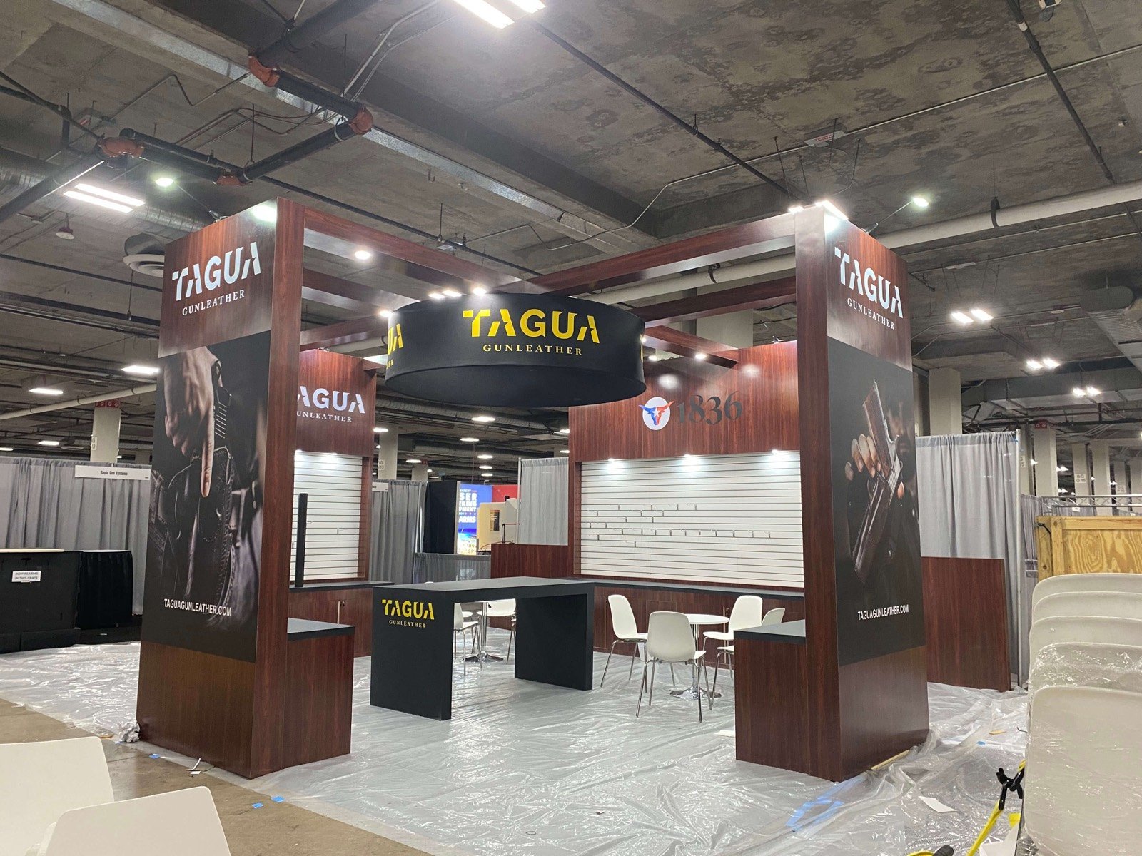 Tagua 20x20 trade show booth display at Shot Show 2023