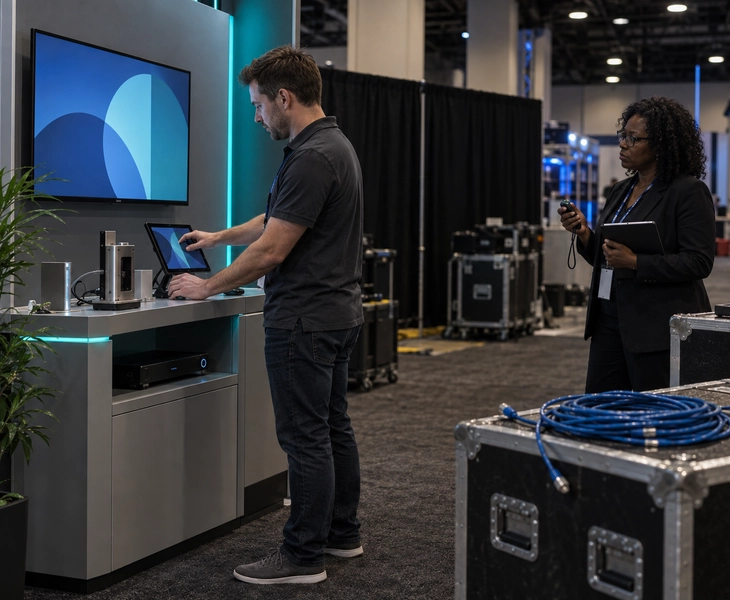 Salt Lake City offline product demo rehearsal before venue network activation