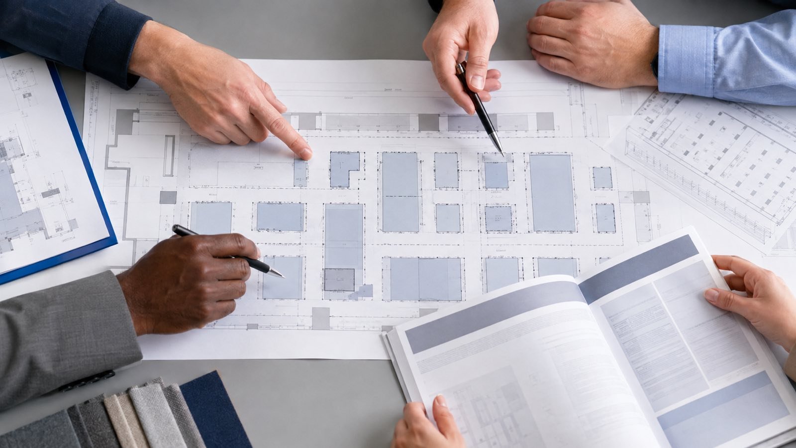Trade show booth floor plan and exhibitor rules reviewed for an RFP