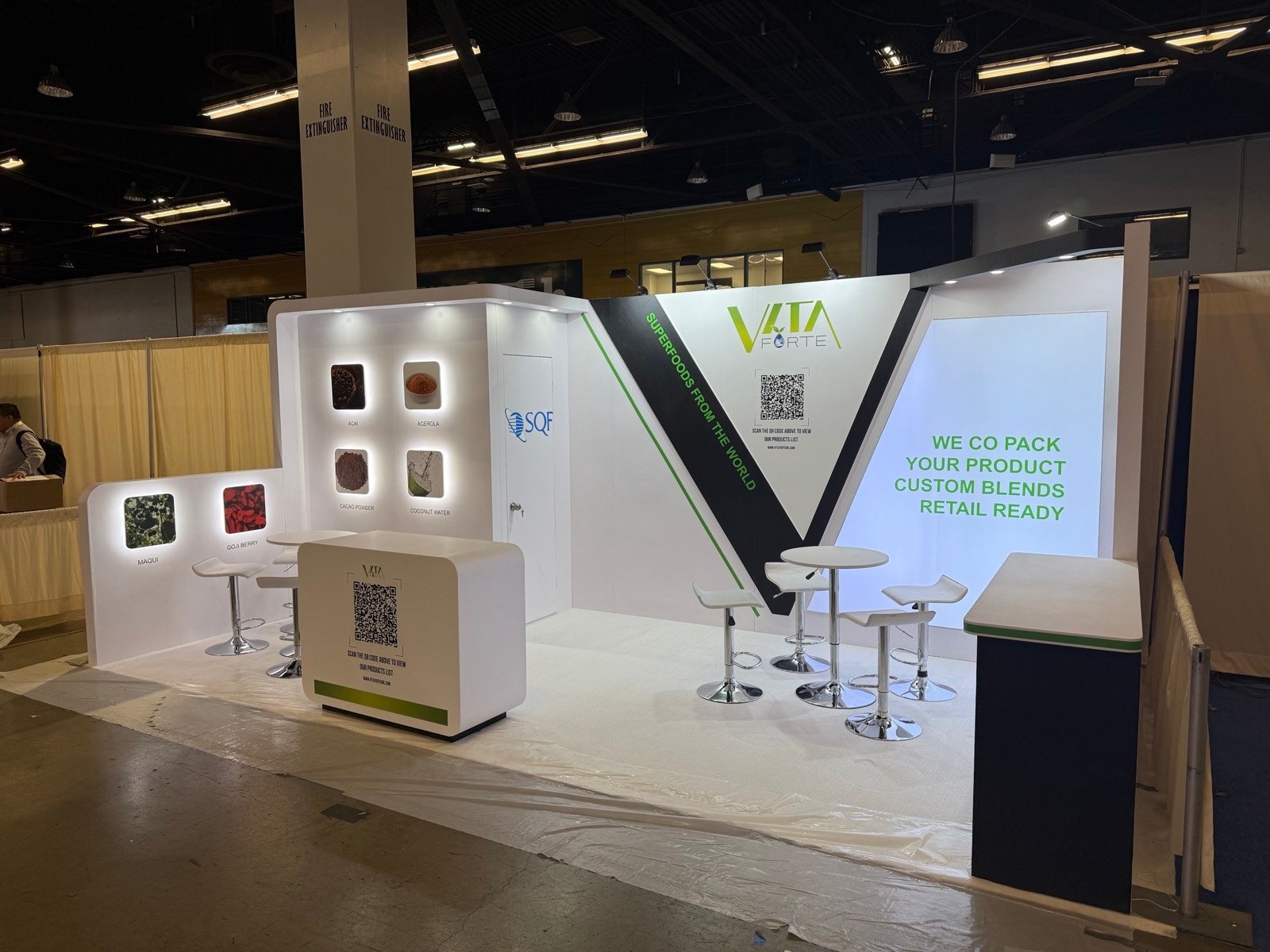 Vita Forte 10x20 trade show booth display at NPE 2025