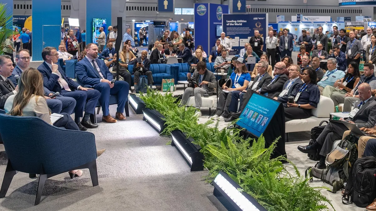 Water-sector professionals attending a previous WEFTEC event program.