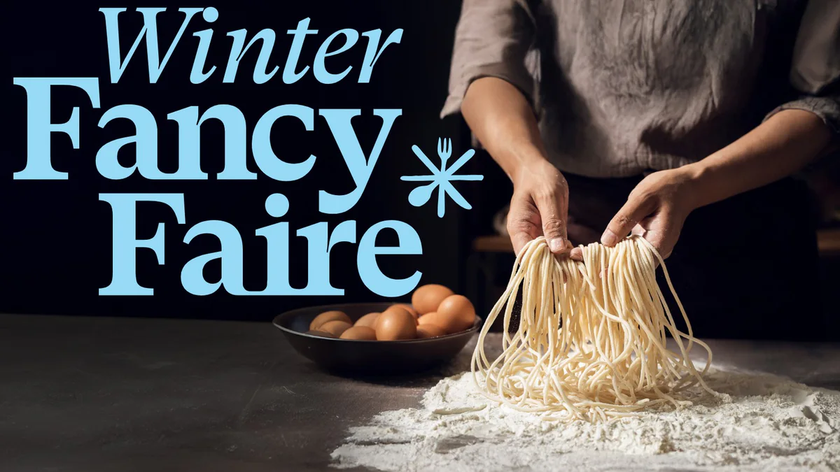 Winter FancyFaire 2027 official specialty food campaign visual